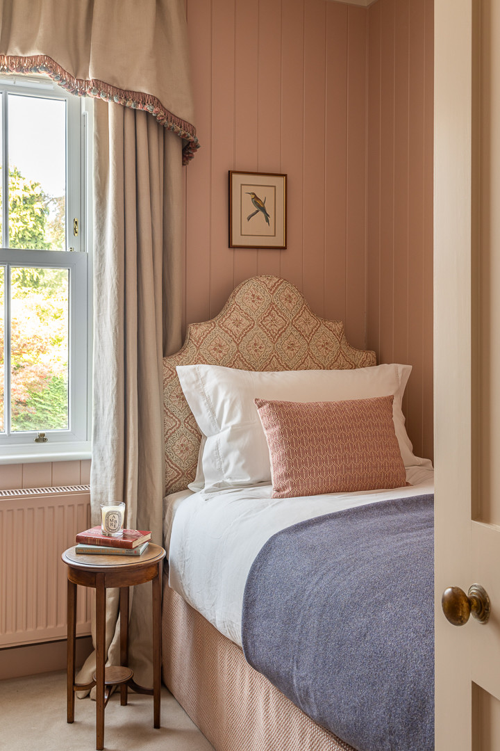 Blush and 2024 brown bedroom