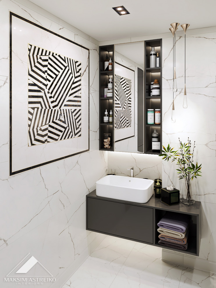 Современный интерьер с элементами арт деко