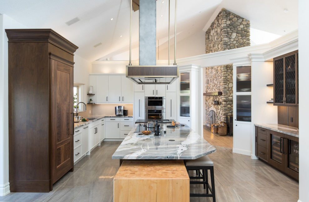 Home design - transitional home design idea in Calgary
