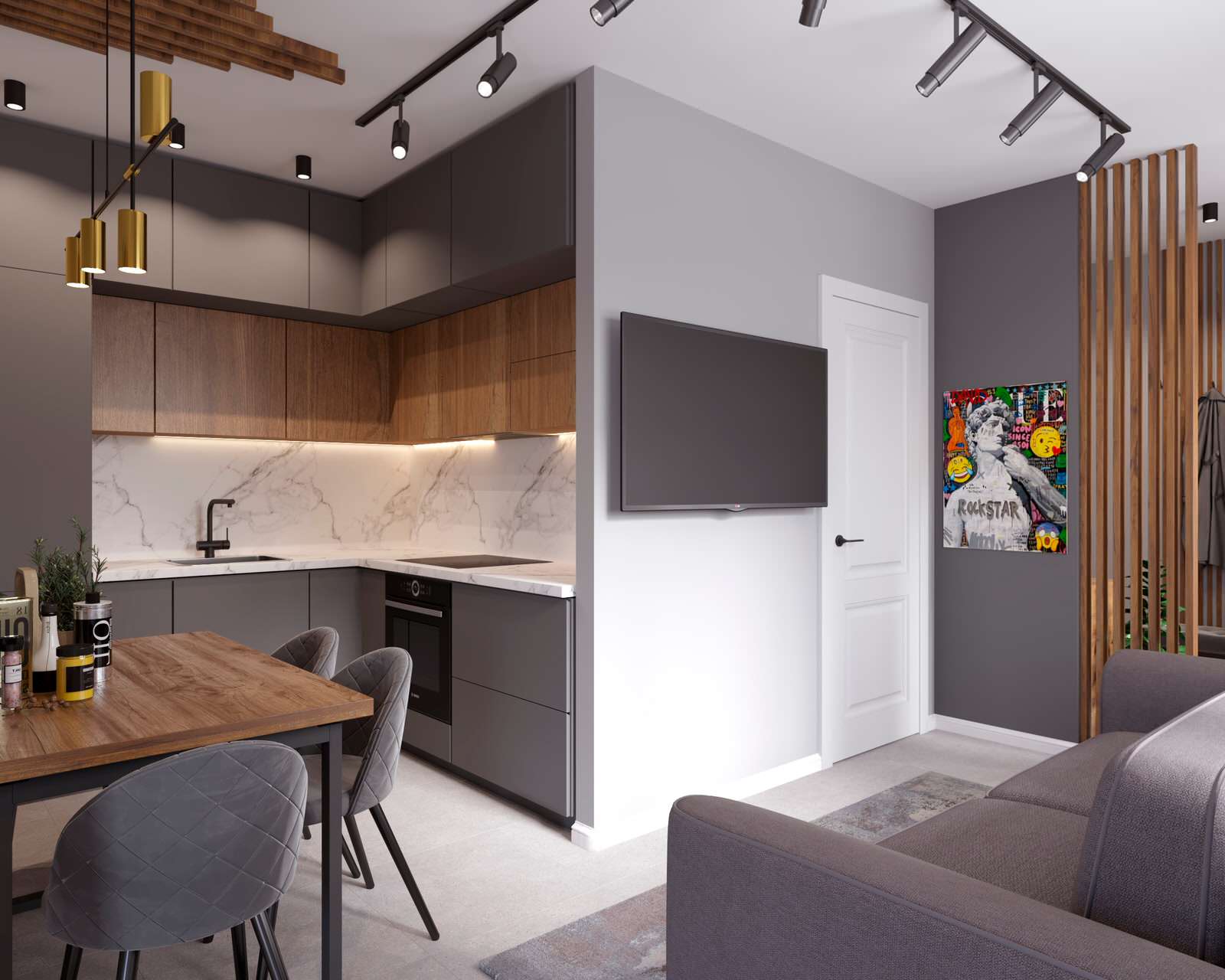 Дизайн-проект интерьера квартиры г. Сочи