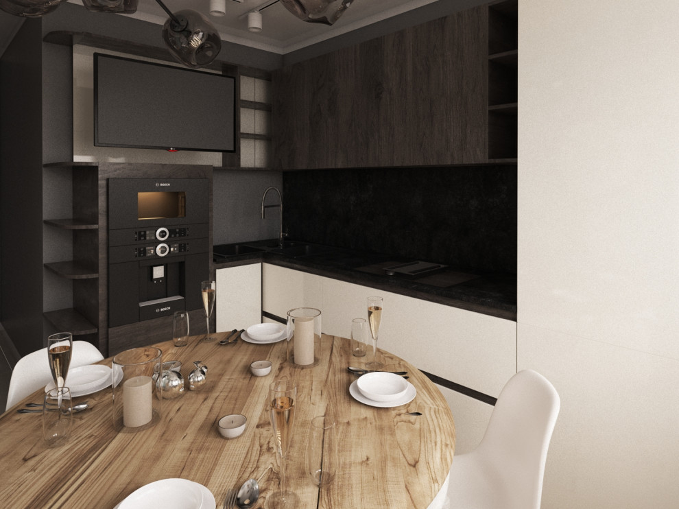 Стильная кухня для хирурга, жк Царская площадь