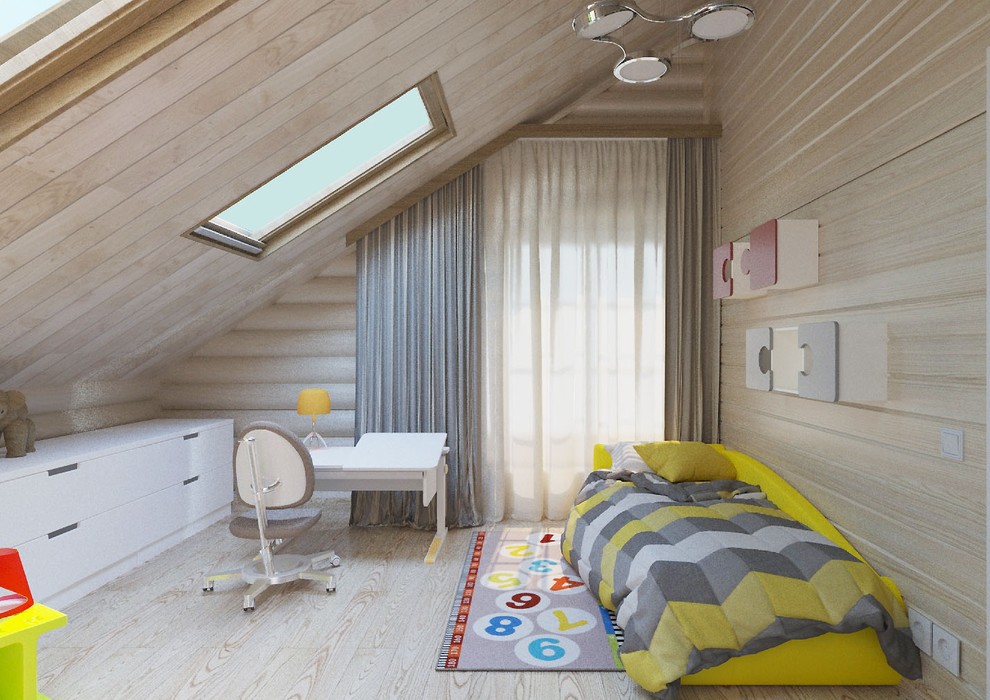 Дизайн деревянного дома в современном стиле, г. Воскресенск Московской области