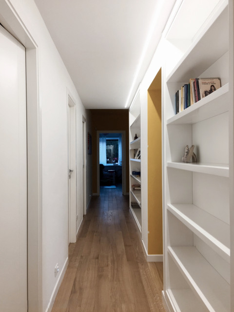 FA Apartment contemporary-hallway-and-landing