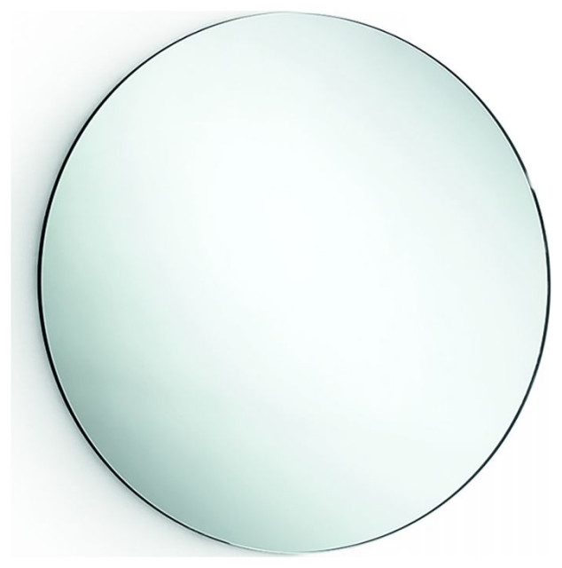 Speci 56300 Wall Bathroom Mirror with Stainless Steel Frame
