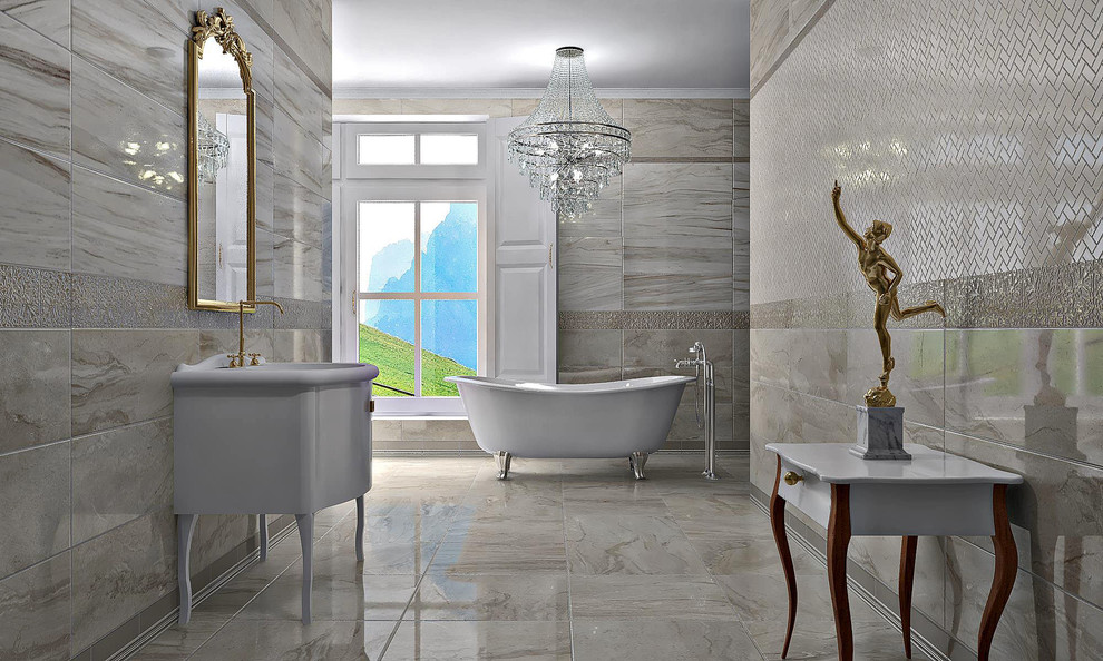 Marmi Imperiali of IMPRONTA Ceramiche and Mosaico CONTARINI of KERAMA MARAZZI