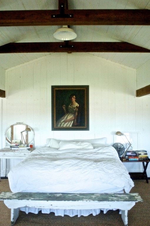 Country bedroom in San Francisco.