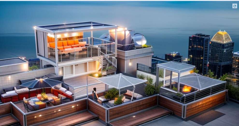 3D Renders Rooftop