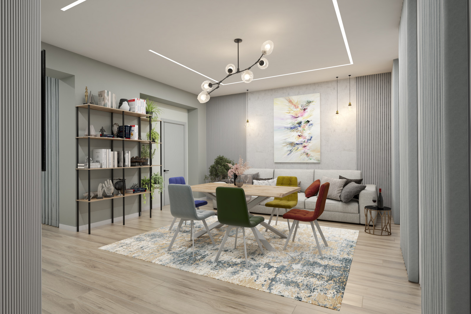 Трёхкомнатная квартира. 85 кв.м.