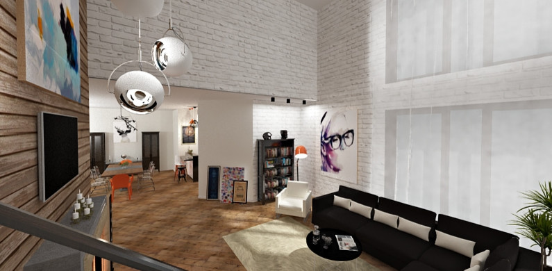 Гостинная в коттедже, Владимир