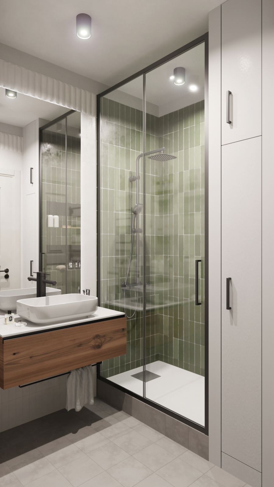 Визуализация интерьера. Дизайн проект "Сердобольская"