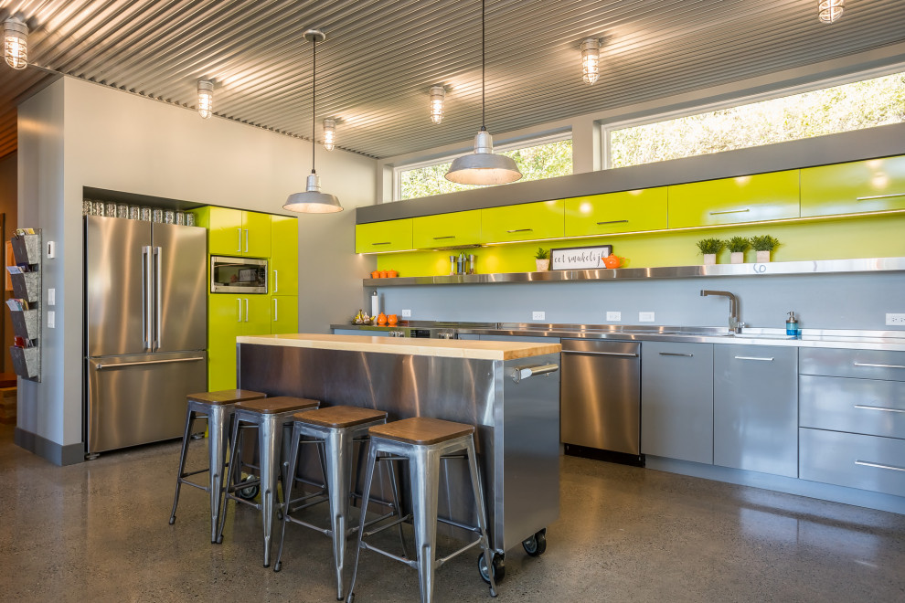 This is an example of an industrial kitchen in Vancouver.