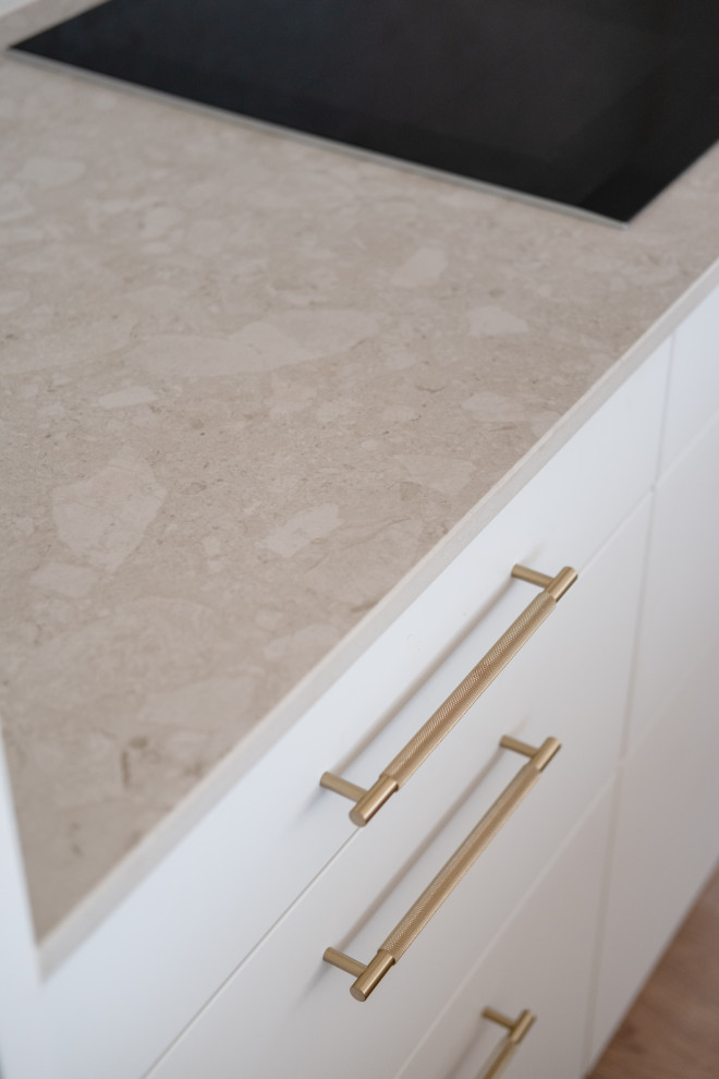 Photo of a beach style kitchen in Geelong.
