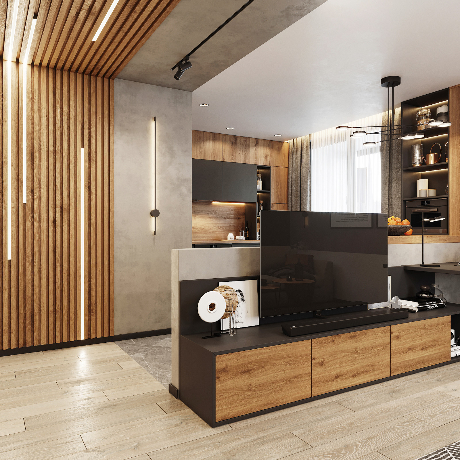 Кухня-гостиная