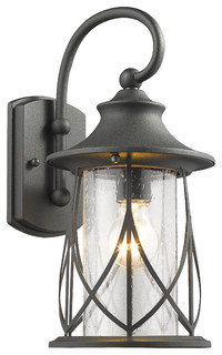 Chloelighting 8 75 Transitional Outdoor Wall Sconce Black Chloelighting 8 75 Transitional Outdoor Wall Sconce Black View In Your Room Houzz
