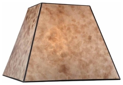 Square Mica Lamp Shade - Rustic - Lamp Shades - by Destination Lighting |  Houzz