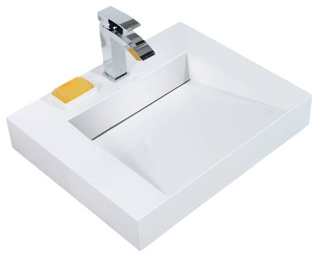 Aquamoon Venice Infinity Modern Bathroom Vessel Sink Contemporary