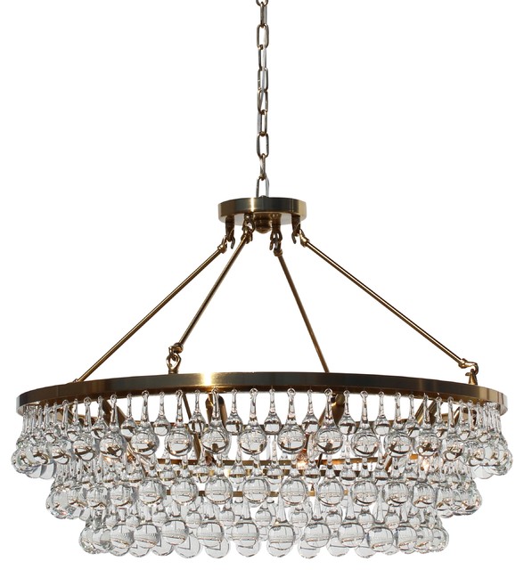 Celeste Glass Drop Crystal Chandelier Brass 32 Chandeliers By Celeste Glass Drop Crystal Chandelier Brass 32