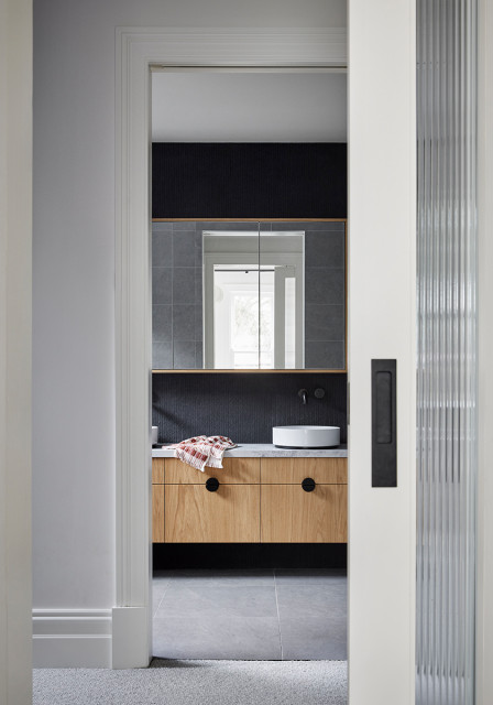 Elsternwick Residence contemporary-badrum