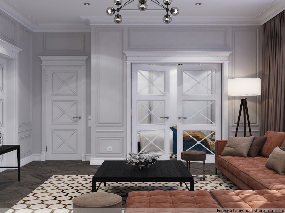 Интерьер дома в пригороде г.  Калининград.