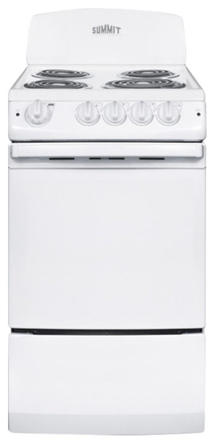 Summit 20" Electric Range with 2.41 cu. ft. Oven Four Coil Elements