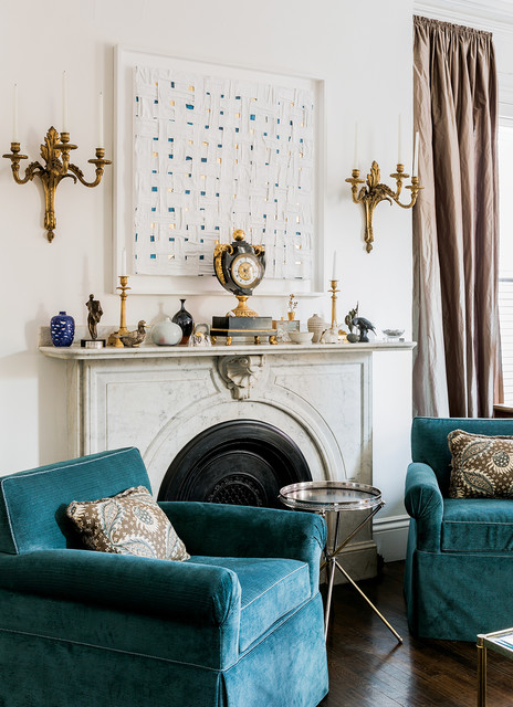 Boston Apartment traditional-living-room