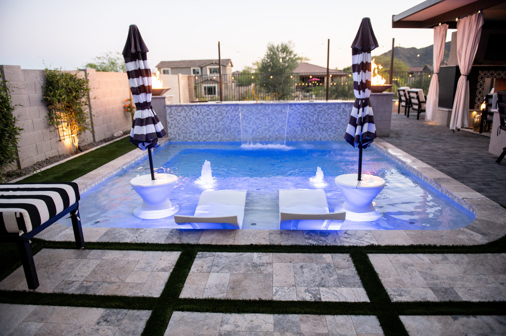 Spool with water feature