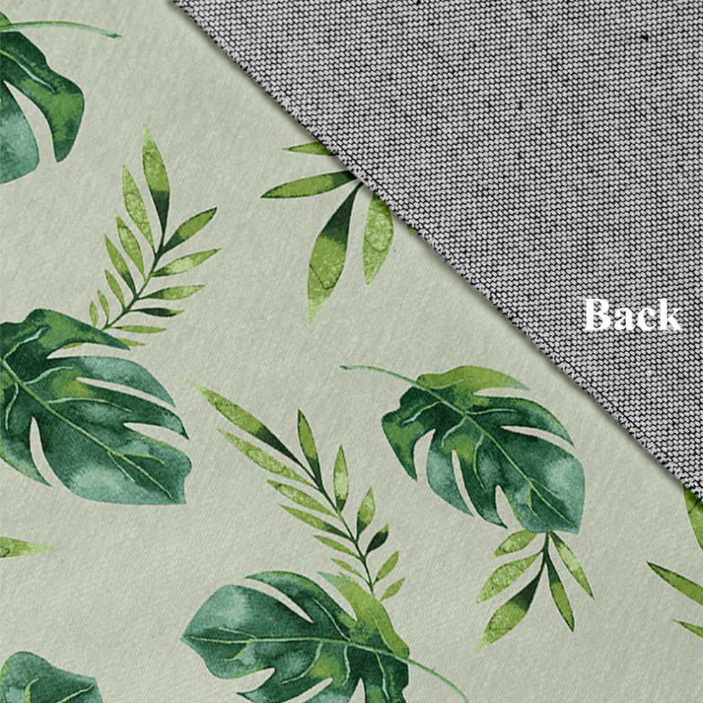 Jungle Leaf Rug, 4'x6' Tropical Area Rugs by E by Design Houzz