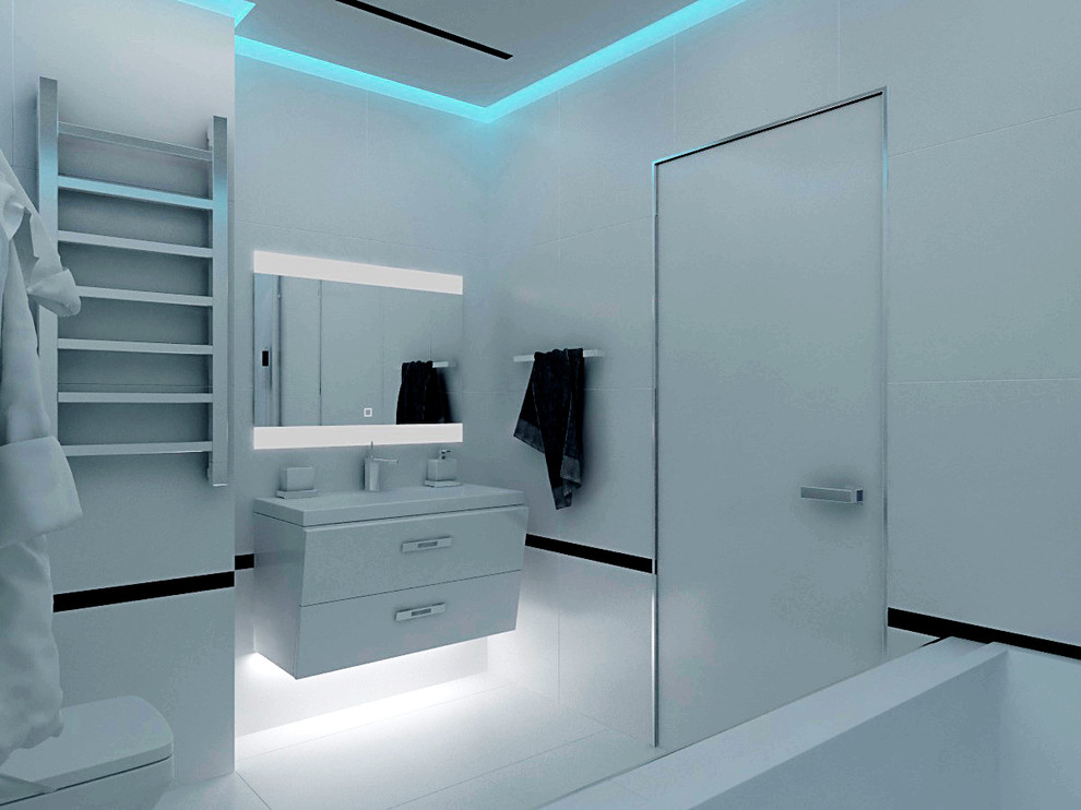 Комфорт и изящество черно-белого интерьера