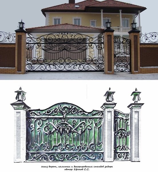 Ворота Кованные