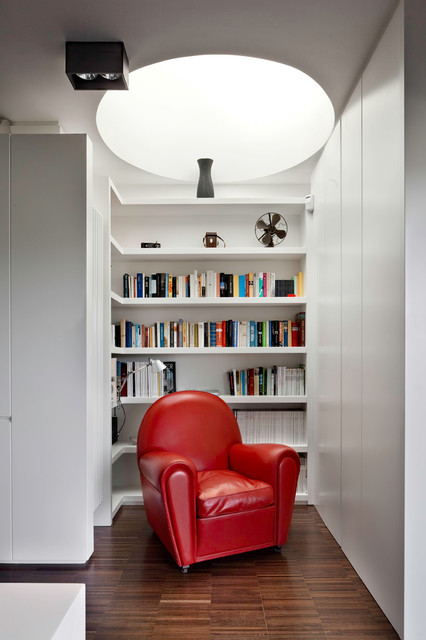 Residenza privata, Roma contemporary-family-room