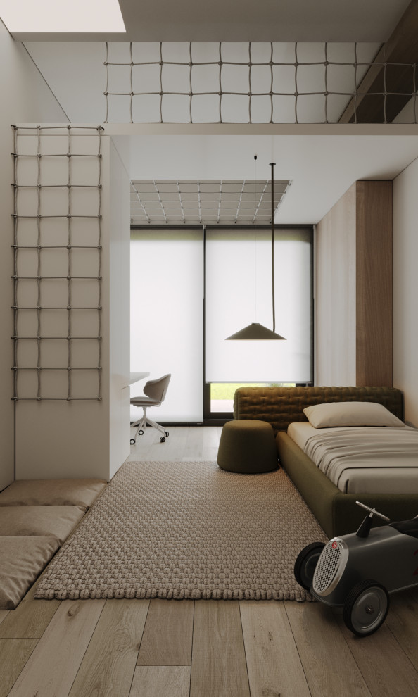 Детская из проекта загородного дома The CUBE