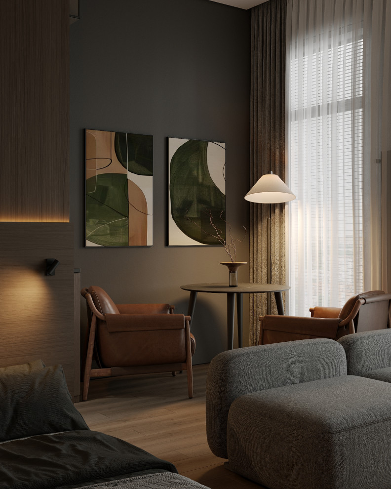 Дизайн проект апартаментов 28 Кв под посуточную аренду