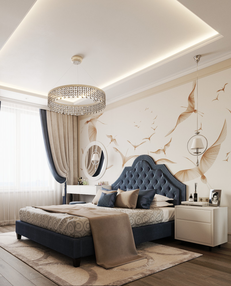 Выдержанный интерьер в неоклассическом стиле