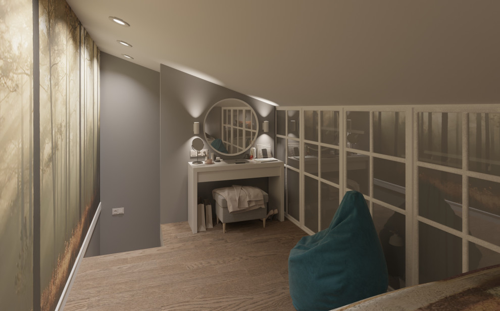 Типовой проект мансардной квартиры в ЖК"Театральный парк"