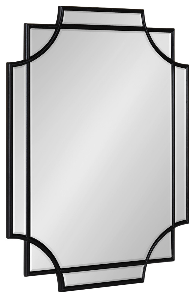 Minuette Decorative Framed Wall Mirror, 18x24 Contemporary Bathroom