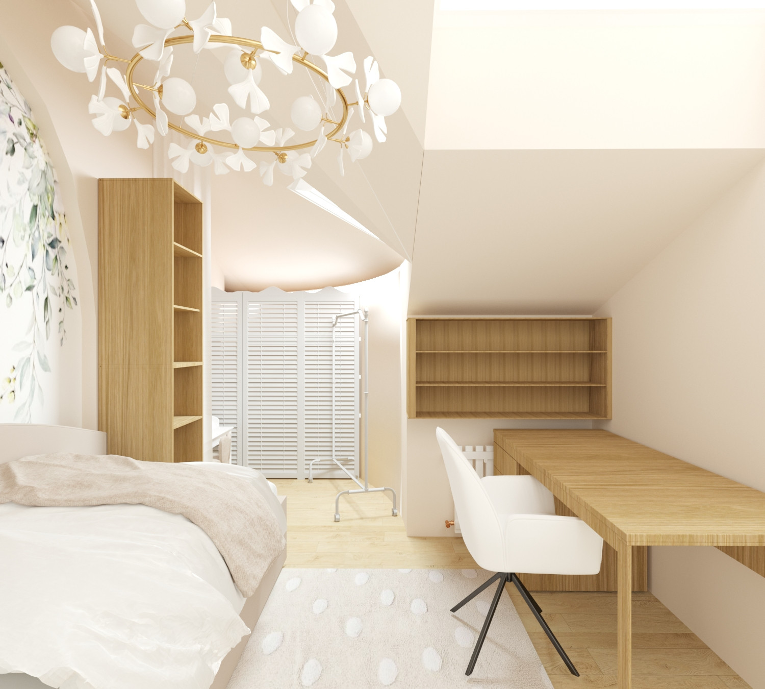 Проект детских комнат в Таунхаусе 25 м2