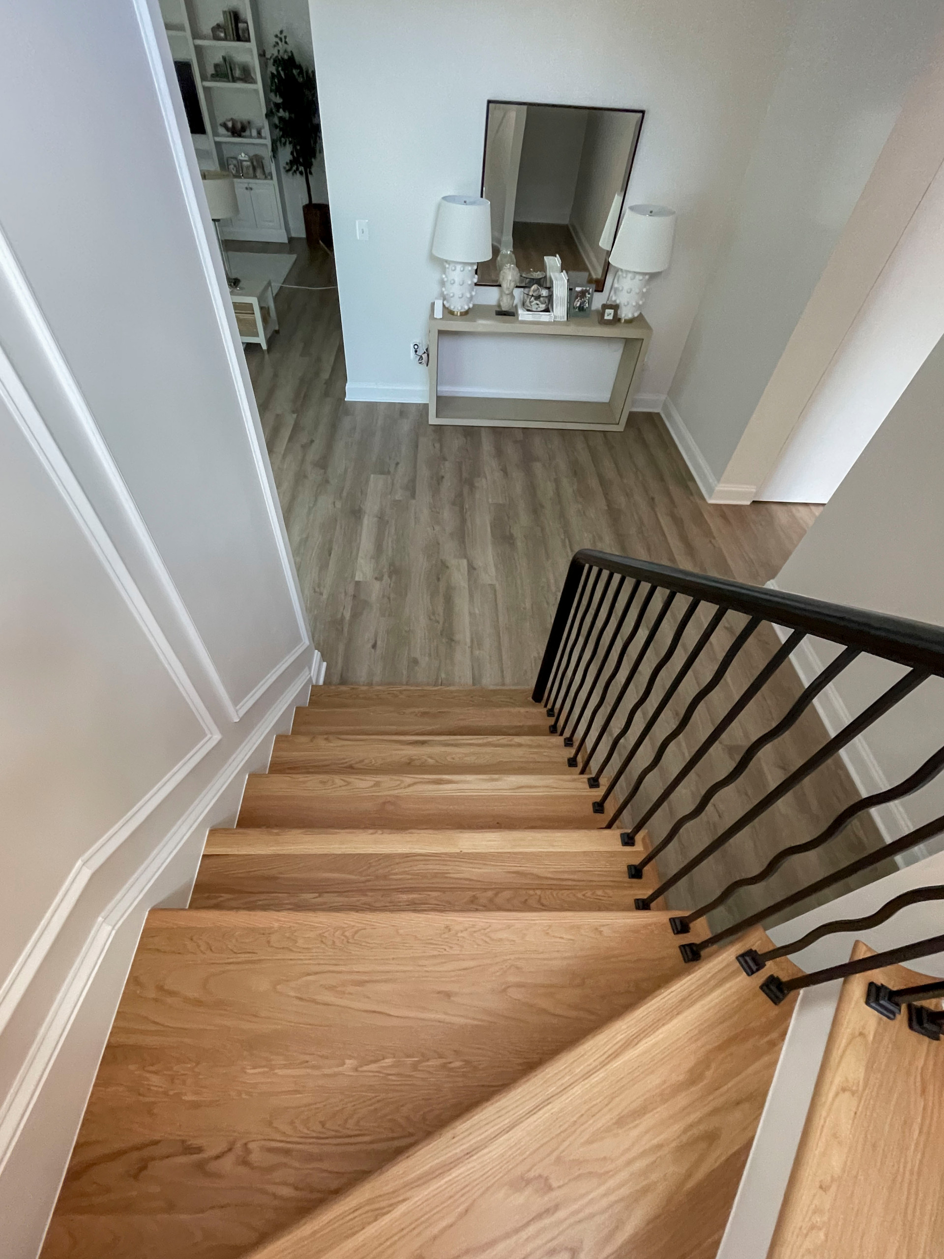 106_Modern Balustrade System Meets Traditional Winding Stairs, Aldie VA  20105