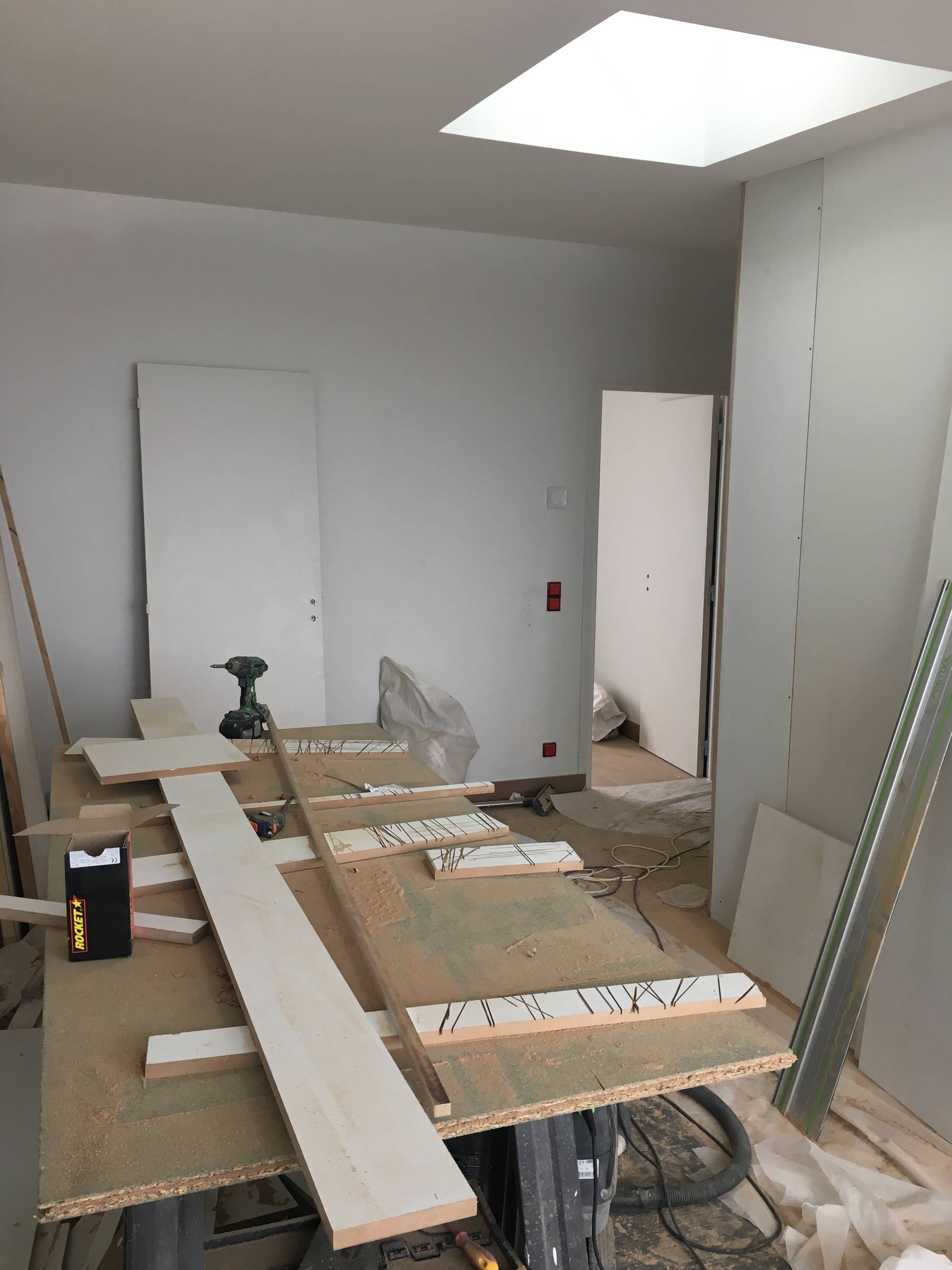 Extantion grenier en 2 appartements