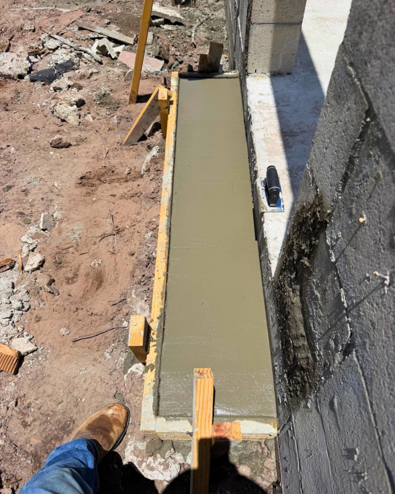 Home Addition — Slab to Block Work (Framing Next)