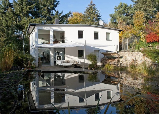 Sonnenschutz contemporaneo-terraza-y-balcon