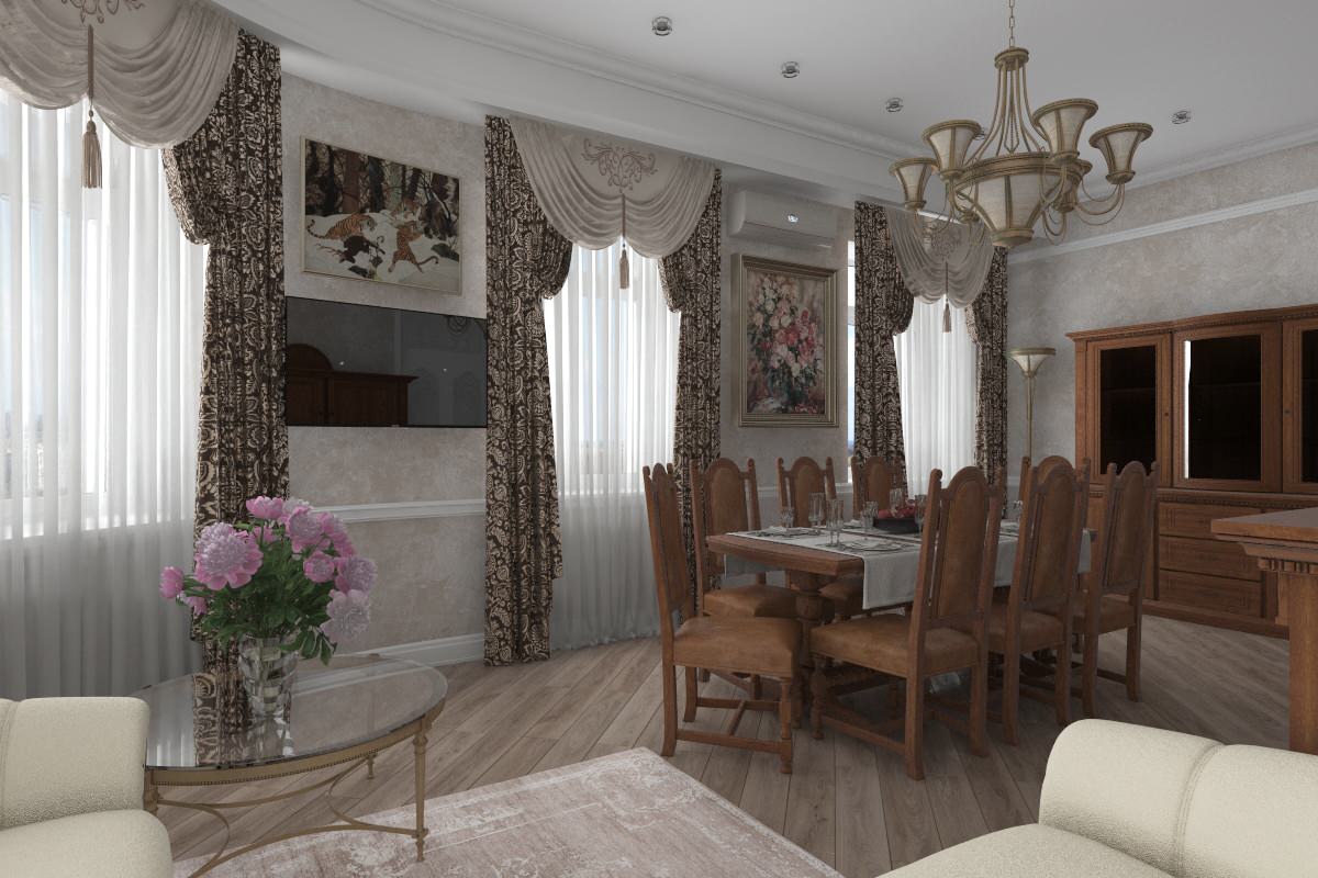 Дизайн-проект квартиры по ул. Серышева