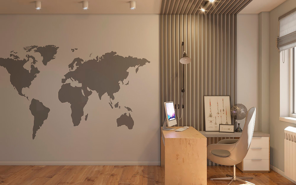 Дизайн интерьера квартиры в современном стиле в Екатеринбурге.