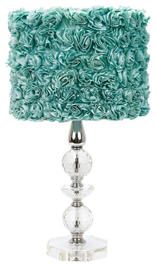 crystal tower table lamp