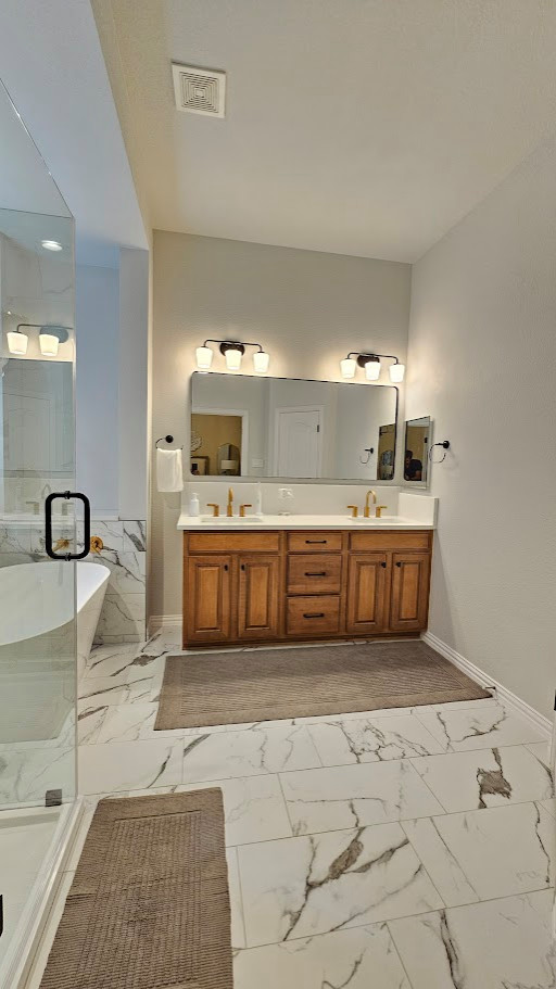 Irving TX - Full Master Bathroom Remodeling