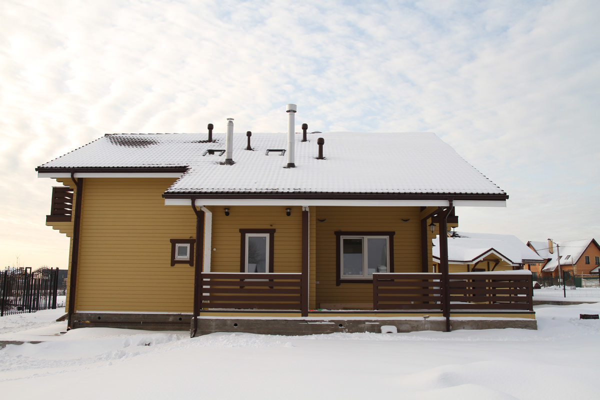 Деревянный дом из клееного бруса 300 кв.м. (СП-300)