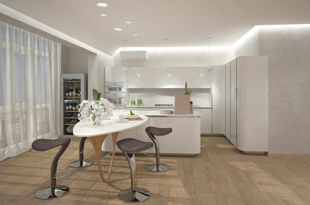 Кухня гостиная в стиле "Минимализм"