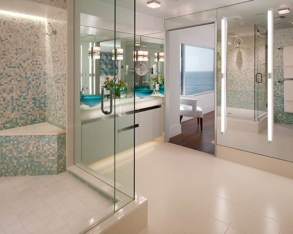 This is an example of a beach style bathroom in San Diego.
