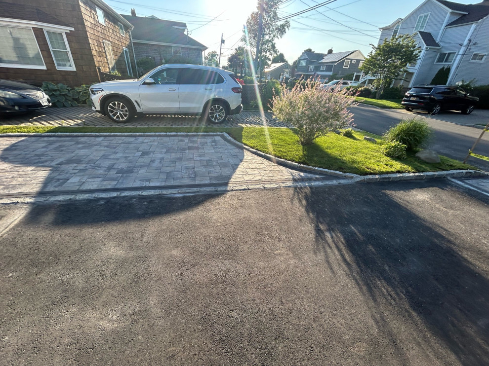 Amity Harbor | Expanded Driveway With Nicolock Stone Ridge Pavers