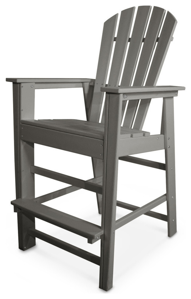 Polywood South Beach Bar Chair Transitional Outdoor Bar Stools And Counter Stools by