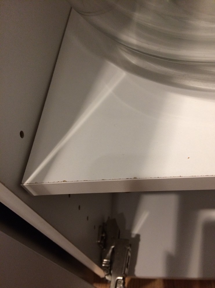 Chipped Melamine On New Box Edges